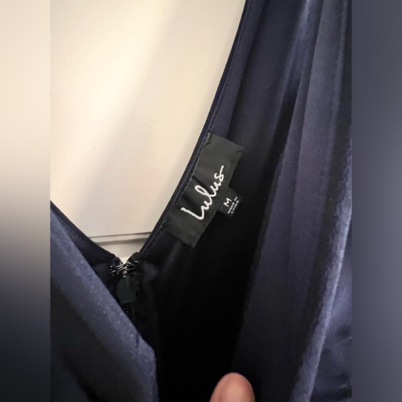 Lulus Leading Role Navy Blue Formal Maxi Dress - Medium - Picture 9 of 9